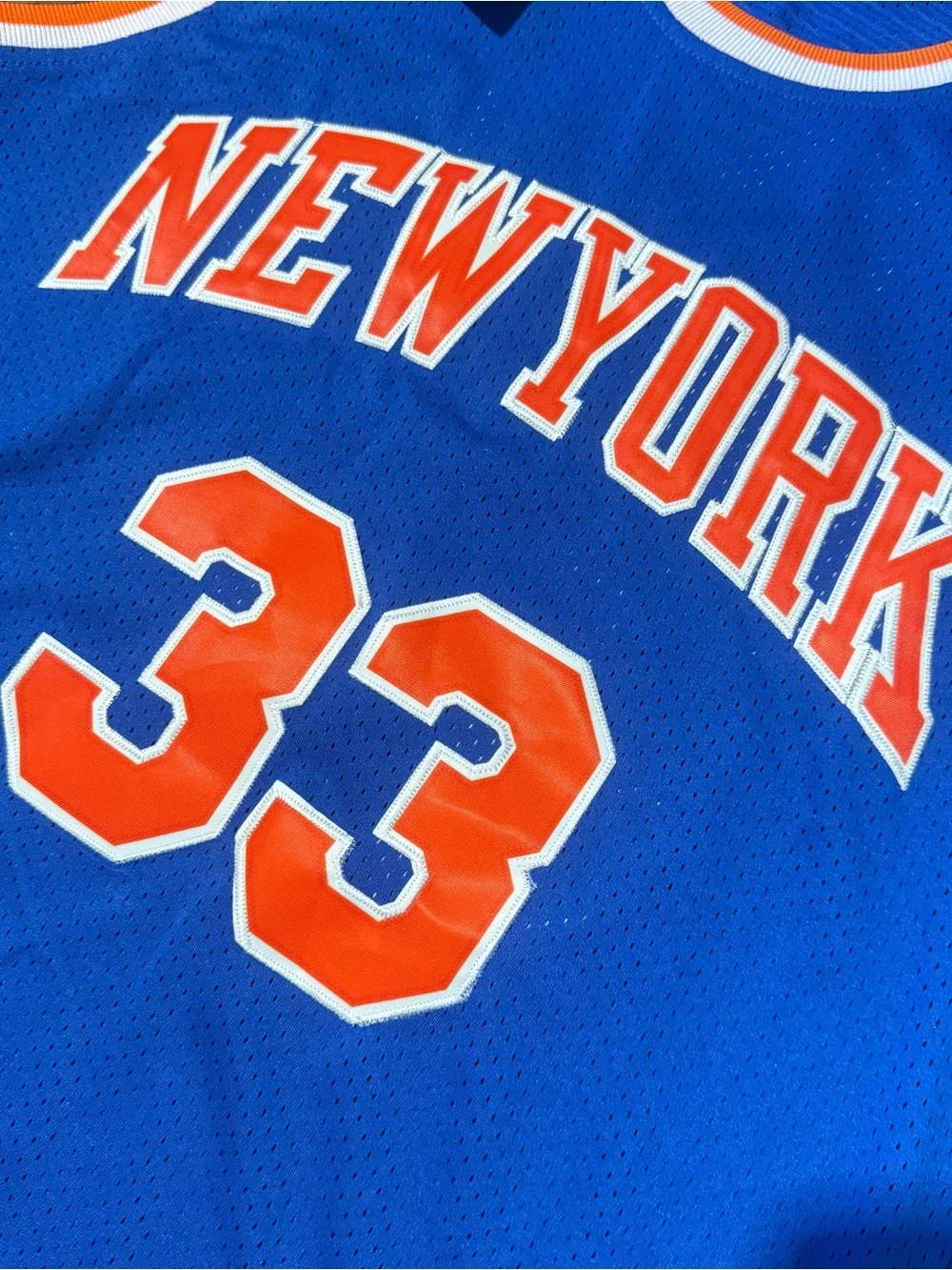 Patrick Ewing #33NY Knicks Hardwood Classics Jersey Soul SwingMan Sz M Brand New